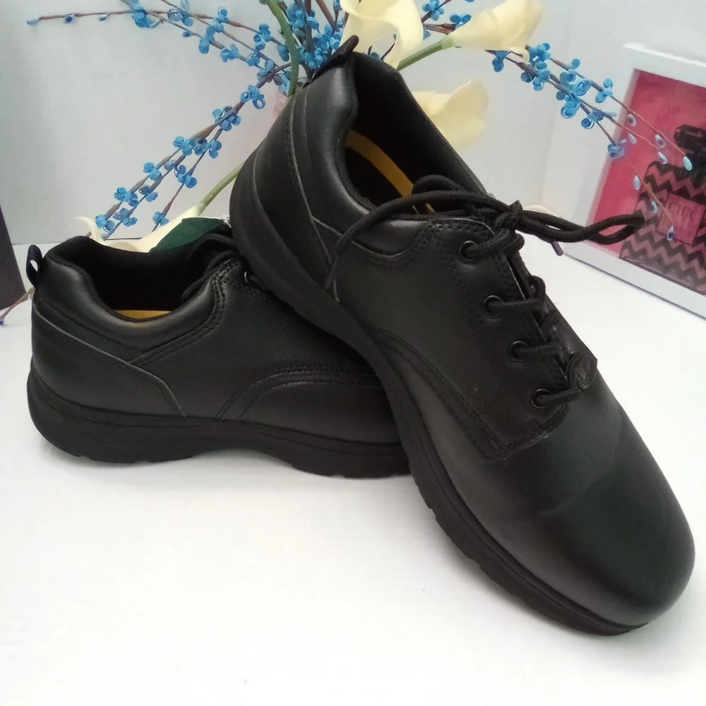 Perry Ellis Shoes Men's Size 10W Black Portfolio Ultrafoam Slip Guard Men's NWT